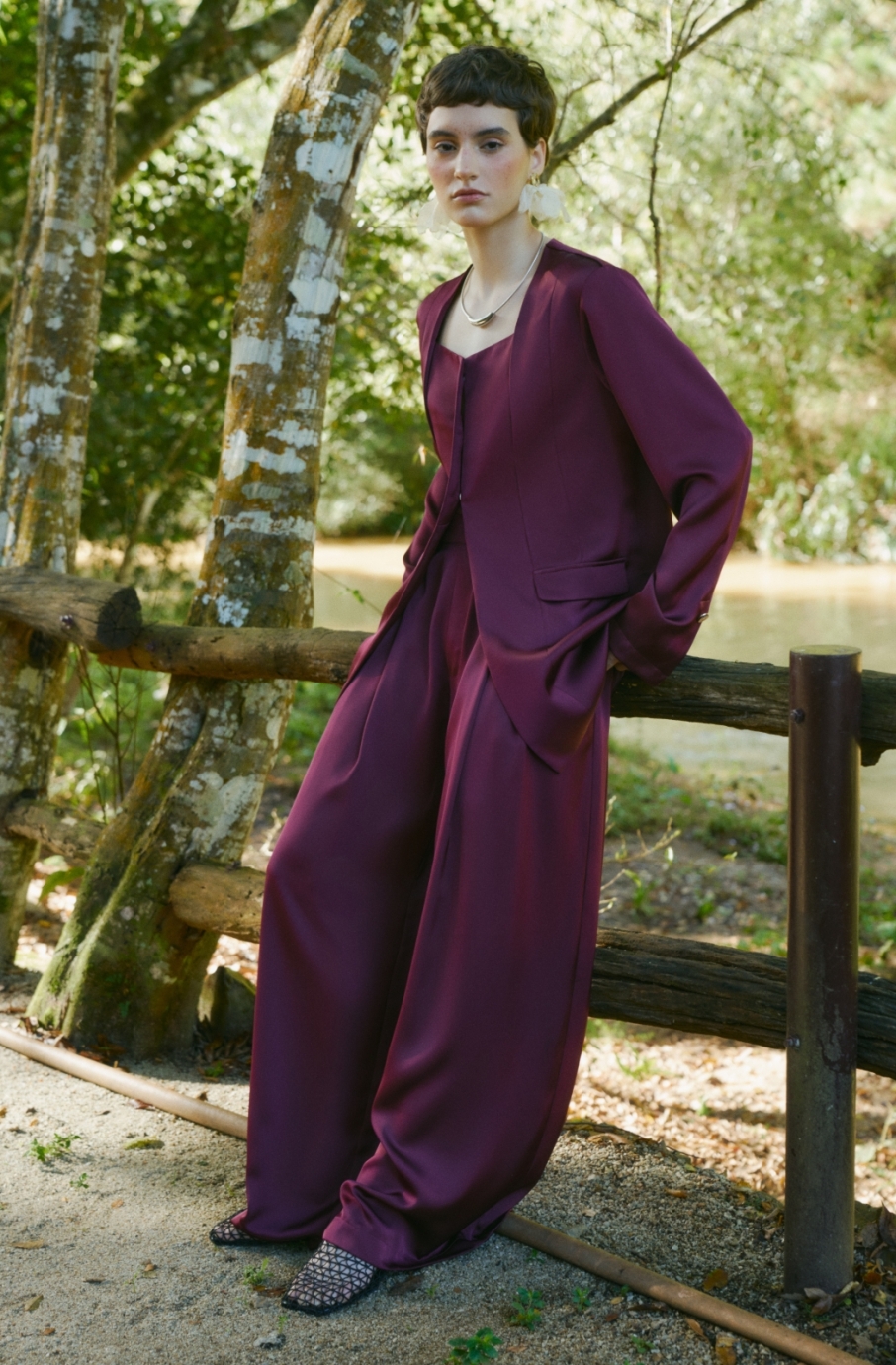 ELOISE SET - BURGUNDY