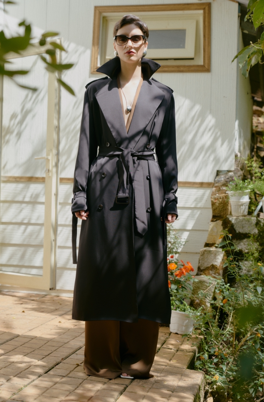 VEONCE COAT - BLACK